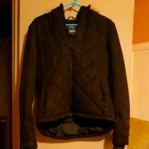 Puffer Black Quilted Jacket